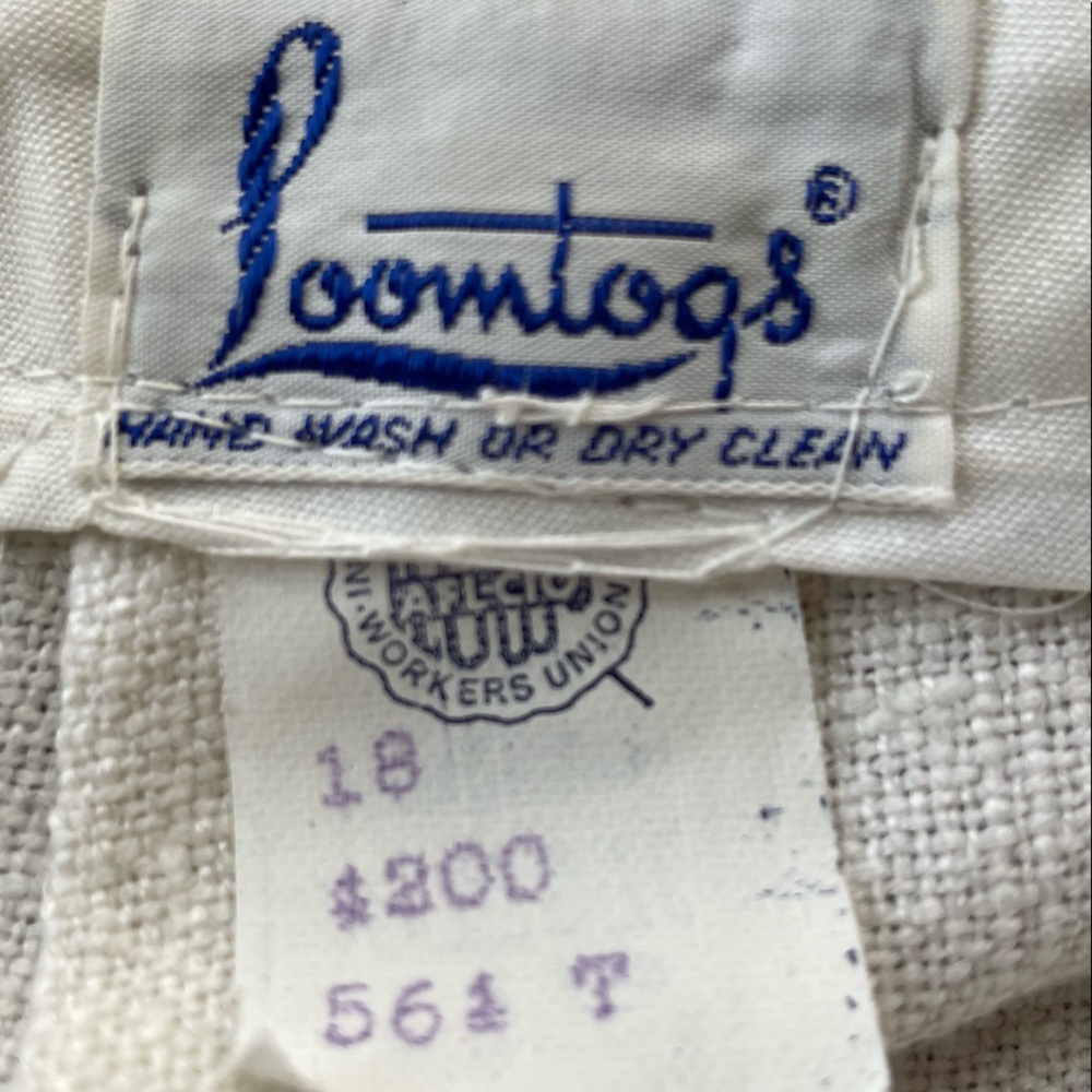 50s 60s Vintage Loomtogs Tara Tweed Shorts - Picture 4 of 4